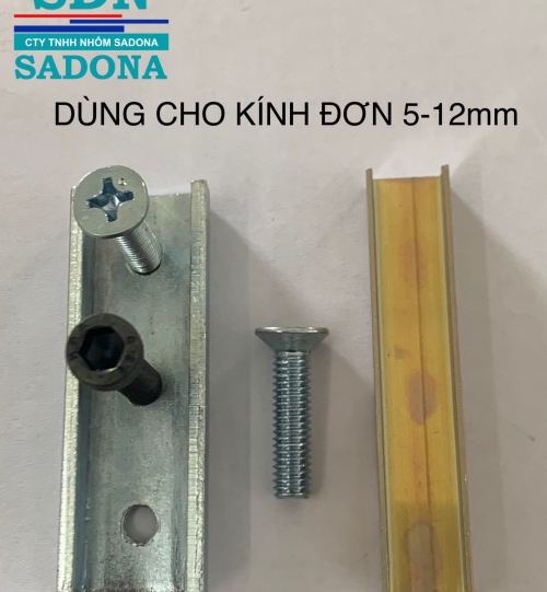 Phụ kiện chống xệ kính đơn dành cho tất cả các loại cửa 