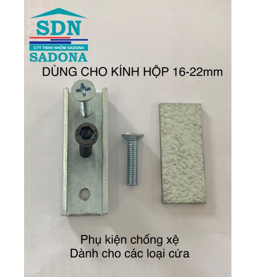 Phụ kiện chống xệ kính hộp dành cho tất cả các loại cửa 